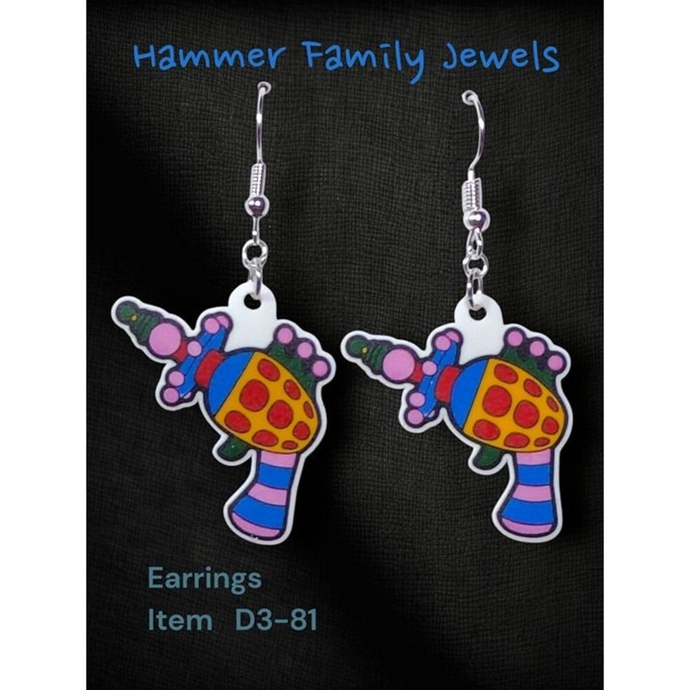 Killer Klowns from Outer Space Fan Art Earrings